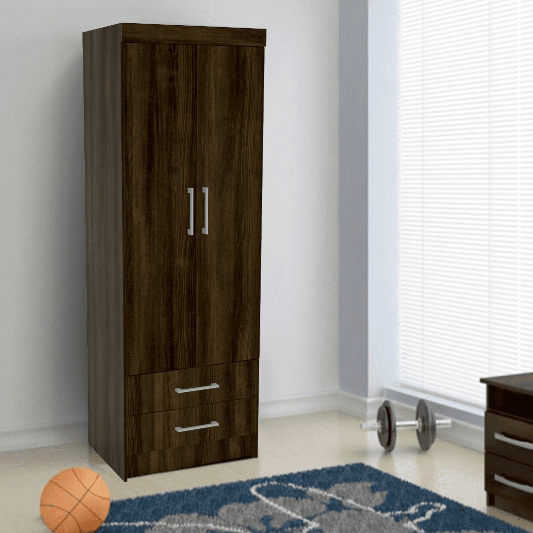 Mobi Ropero de Madera Modelo Fermont Color Tabaco | Bodega Aurrera en línea