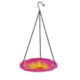 thumbnail image 7 of Hanging Bird Feeder,Hanging Bird Bath Outdoor Glass Bowl Wild Flower Dish Feeder,Bird Baths for Outdoors,Glass Bird Bath for Garden Yard Courtyard and Patio Decor, 7 of 7