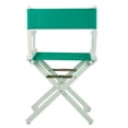 thumbnail image 3 of Silla Casual Home Director's 18 con marco blanco de lona verde azulado, 3 of 7