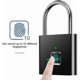 thumbnail image 2 of Fingerprint Padlock, Super Waterproof, Keyless, Usb Rechargeable, Indoor/outdoor, Black, 2 of 4