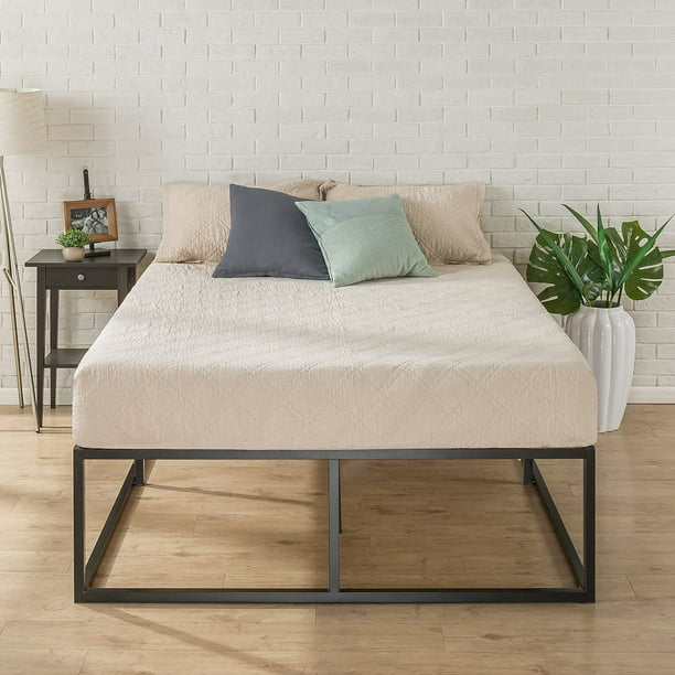 Platform Bed Frame Mattress Foundation, How Many Inches Is A Twin Bed Frame