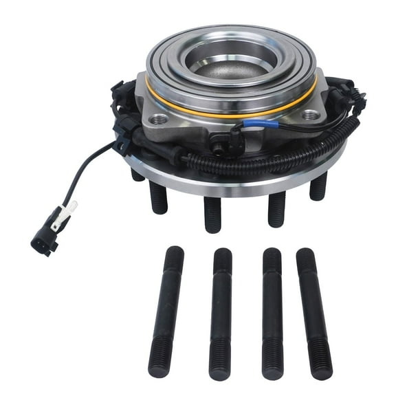 Detroit Axle - 2WD Front Wheel Hub and Bearing Replacement for 2011-2016 Ford F-450 F-550 Super Duty