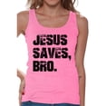 thumbnail image 1 of Awkward Styles Jesus Saves Tank Top for Women Black Clothes for Ladies Jesus Womens T-Shirt Christian Gifts Jesus Tank Top Jesus Clothing Jesus T Shirt for Her Jesus Saves Bro Ladies Shirt, 1 of 4