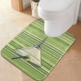 thumbnail image 2 of Yayeee Bath Rug for Bathroom Floor Non Slip Rectangle Fluffy Soft Absorbent Mat, 16"x24", Green Martini Glass, 2 of 7