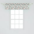 thumbnail image 2 of Ambesonne Abstract Window Valance, Rounded Squares, 54" X 12", Multicolor, 2 of 3