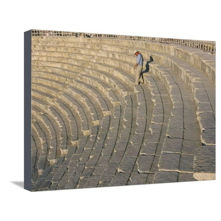 Archaeological Site, Jerash, Jordan, Middle East Stretched Canvas Print Wall Art By Alison