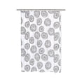 thumbnail image 4 of Carnation Home Fashions Lucerne Fabric Shower Curtain with Poly Taffeta Flocking, 4 of 4