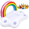 thumbnail image 1 of Swimming pool buoy, floating swimming pool bar, inflatable swimming pool bar, swimming pool bar, inflatable cup holder, inflatable palm tree, 1 of 5