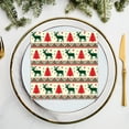 thumbnail image 2 of 20 Pack Luncheon 3 Ply Napkin (Tree With Reindeer Pattern) - Set of 6, 2 of 4