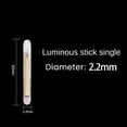 thumbnail image 2 of 100PCS Fishing Float Light Stick Fluorescent Lightstick LED Dark Glow Sticks Accessories 2.2mm, 2 of 4
