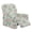 Blue Rose, variant on Whosucclay Vintage Sunflower Leopard Print Recliner Slipcover Stretch Reclining Chair Covers Recliner Chair Covers with Storage Pocket Furniture Protector 4 Pieces Sofa Cover Prevent Stain