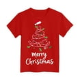 thumbnail image 4 of Staki Boys Christmas T Shirt Christmas Cookie Shirt Toddler Boys Girls Crew T-Shirt Xmas Gifts Tee Tops Holiday Outfits(Red,2-3 Years), 4 of 6