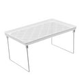 thumbnail image 2 of Countertop Storage Cabinet, Counter Shelf Set, Stackable Shelves, Cabinet Shelf, Space Saving Spice Rack Pantry Storage, for Bathroom Office Organization, White, 2 of 6