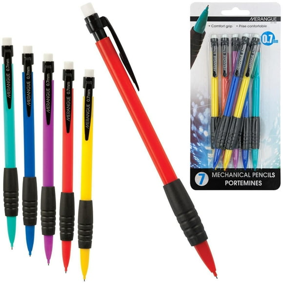 Merangue Crayons mécaniques, 0,7 mm, Assorti, Paquet de 28