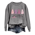 thumbnail image 2 of IDOCLOTHES Breast Cancer Awareness Sweatshirt for Women In October We Wear Pink Halloween Sweaters for Women Long Sleeve Tops Womens Fall Fashion Clothing Grey, XL, 2 of 3