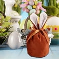 thumbnail image 2 of SJYYTT Easter Bunny Bags Velvet Bag with Drawstring Rabbit Ear Design Bunny Candy Gift Bag Cookies Chocolate Egg Goody Stuffer Bunny Party Favor Gifts Classroom Rewards Birthday Wedding Easter Gifts, 2 of 4
