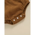 thumbnail image 7 of Niusricy Kids Infant Boys Girls Summer Overalls 0-18M Toddler Baby Sleeveless Jumpsuits Deer Head Embroidery Rompers Square Neck Corduroy Bodysuit Newasual Fashion Clothes for Daily Vacation, 7 of 7