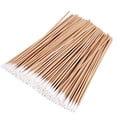 thumbnail image 6 of JZROCKER 100/200Pcs 6 Inch Long Wooden Handle Cotton Swabs Single-Head Cleaning Sterile Sticks Applicator for Wound Clean Makeup, 6 of 16