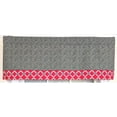 thumbnail image 3 of RLF Home 100% Cotton Brazil Banded  Fully lined Windows Rod Pocket Valance 50" x 16"  Red, 3 of 6