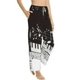thumbnail image 2 of Daiia Piano Keys With Musical Notes Women's Sleep Pant with Pockets and Drawstring,Pajama Pants-X-Large, 2 of 9