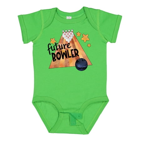 

Inktastic Future Bowler Bowling Ball and Pins Gift Baby Boy or Baby Girl Bodysuit