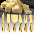 thumbnail image 2 of Juego de utensilios de cocina para queso, cortador de queso, cubiertos para queso, utensilios para hornear 6 uds dorado, 2 of 9