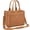 L-Solid Brown, variant on Large Canvas Tote Bag for Women with Zipper,Compatible with Stanley tumblers, Crossbody Laptop Bags for Work College Travel-Black