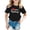 R205 Black, variant on Infant Girls T-Shirts Summer Crew Neck Short Sleeve Letter Print Tees School Casual Soft Girls Tees Size 1-2 Years Black