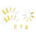 thumbnail image 5 of Fofosbeauty 24pcs Press on False Nails Coffin Fake Nails White French Lady, 5 of 8