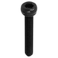 thumbnail image 4 of Unique Bargains M2.5x15mm Alloy Steel Hex Socket Head Knurled Cap Screw Bolt Black 50Pcs, 4 of 5
