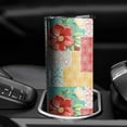 thumbnail image 3 of 20oz Pioneer Flower Skinny Tumblers Stainless Steel Tumbler with Lid and Straw,Vacuum Insulated Double Wall Travel Tumbler Cups with Cleaning Brush for Coffee,Tea, 3 of 6