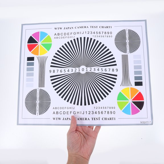 NICEXMAS Multi-Camera Color Calibration Card with Intuitive Pattern for Accurate Color Matching and Versatile Photography Applications