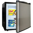 thumbnail image 3 of Stainless Steel Finish 1.1 cu.ft. Compact Mini Upright Freezer with Adjustable Temperature Control, for Home Apartment Office Garage, 3 of 7