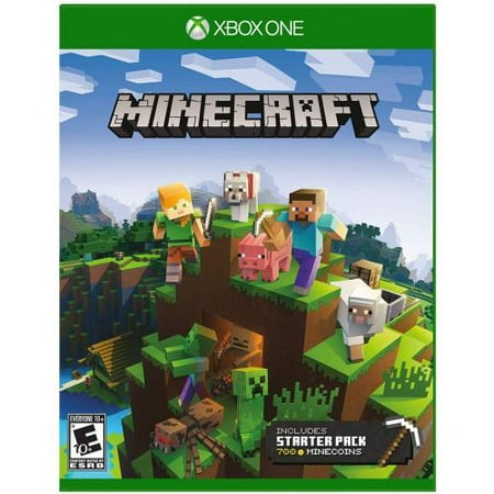 Minecraft Starter Collection Xbox One - Xbox One exclusive - ESRB Rated E10+ - Sandbox Survival game - Includes Minecraft Base game - Build to the limits of your imagination - Includes 700
