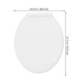 thumbnail image 5 of AURARMLET Toliet Seat Covers Toilet Seat Cover White PP 1Set Easy to Clean, 5 of 8