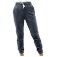 thumbnail image 5 of Womens Casual Pants Casual Solid Warm Fitness Sport Winter With Pockets Comfy Trousers, 5 of 9