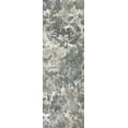 thumbnail image 2 of Vess, June Erica 13x32 Gold Ornate Wood Framed with Double Matting Museum Art Print Titled - Weathered Damask Panel II, 2 of 4
