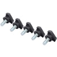 thumbnail image 2 of 5pcs Plastic Triangular Handle Screw Knob Tightening Screw Set Accessory M10 25mm, 2 of 14