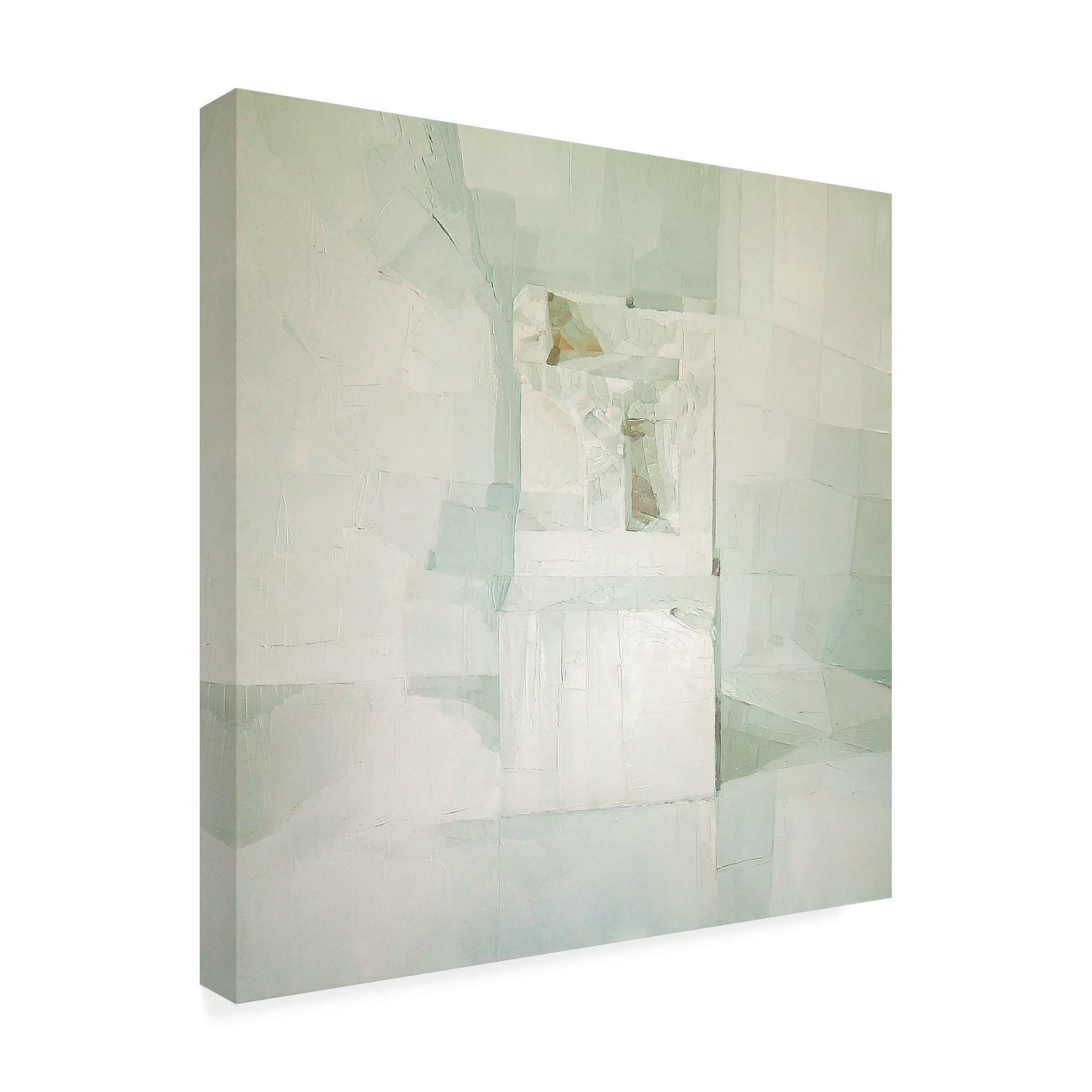 Trademark Fine Art 'White' 35" x 35" Canvas Art