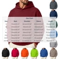 thumbnail image 4 of VBVC Men's Long Sleeve Hoodie with Pockets , Fall Stretchy Pullover Sweatshirt For Men, S-4XL, 4 of 6