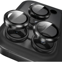 1Pcs Camera Lens Protector Compatible with iPhone 17 Pro Max,Tempered Glass Screen Protector Metal Individual Camera Cover Accessories Case Friendly