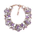 thumbnail image 1 of Collar de aleación Minnieouse colgante decorativo ajustable violeta, 1 of 6
