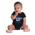 thumbnail image 4 of Happy First 1st Birthday Little Guy Bodysuit Jumper Boys Infant Baby Brisco Brands 6M, 4 of 6