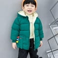 thumbnail image 4 of Hicidod Newborn Winter Coat Winter Down Coats for Kids Baby Boys Girls Warm Lightweight Puffer Jacket Cute Bear Hoods Down Coats Infant Outerwear, 4 of 7