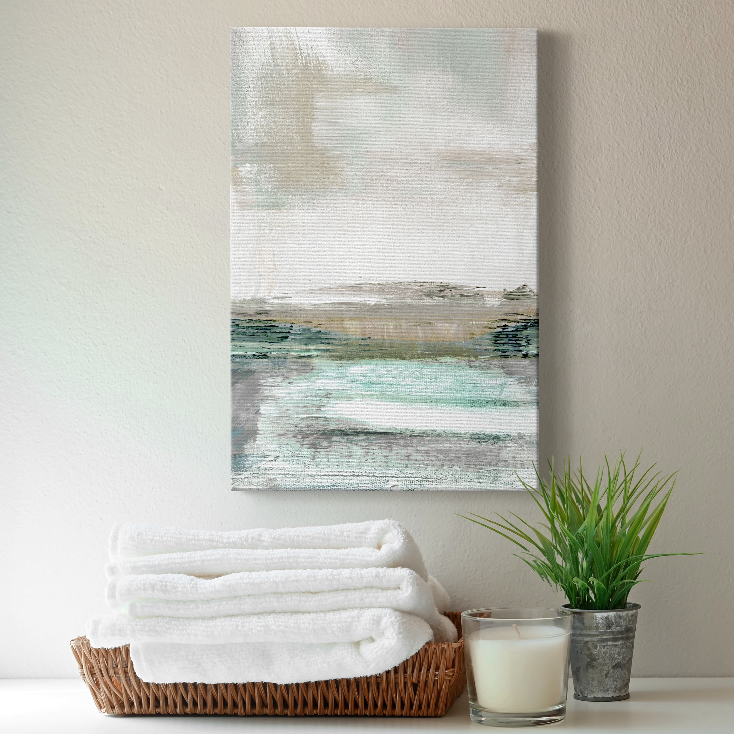 Summer Teal I Premium Gallery Wrapped Canvas - Ready to Hang - 24 x 36