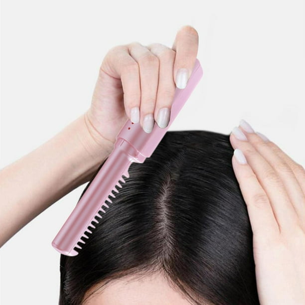 Peine alisador, Mini cepillo de aire caliente antiescaldaduras