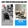 thumbnail image 5 of UHIAGREE Sink Caddy,3-in-1 360°Self Drain Sponge Holder for Kitchen Sink Organizer,Black, 5 of 7