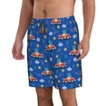 thumbnail image 2 of Naloa Dinosaur Driving Men's Beach Shorts, Surfing shorts, Swim trunks, Quick Dry Swim Trunks for Surfing Beach Fun - Small, 2 of 9