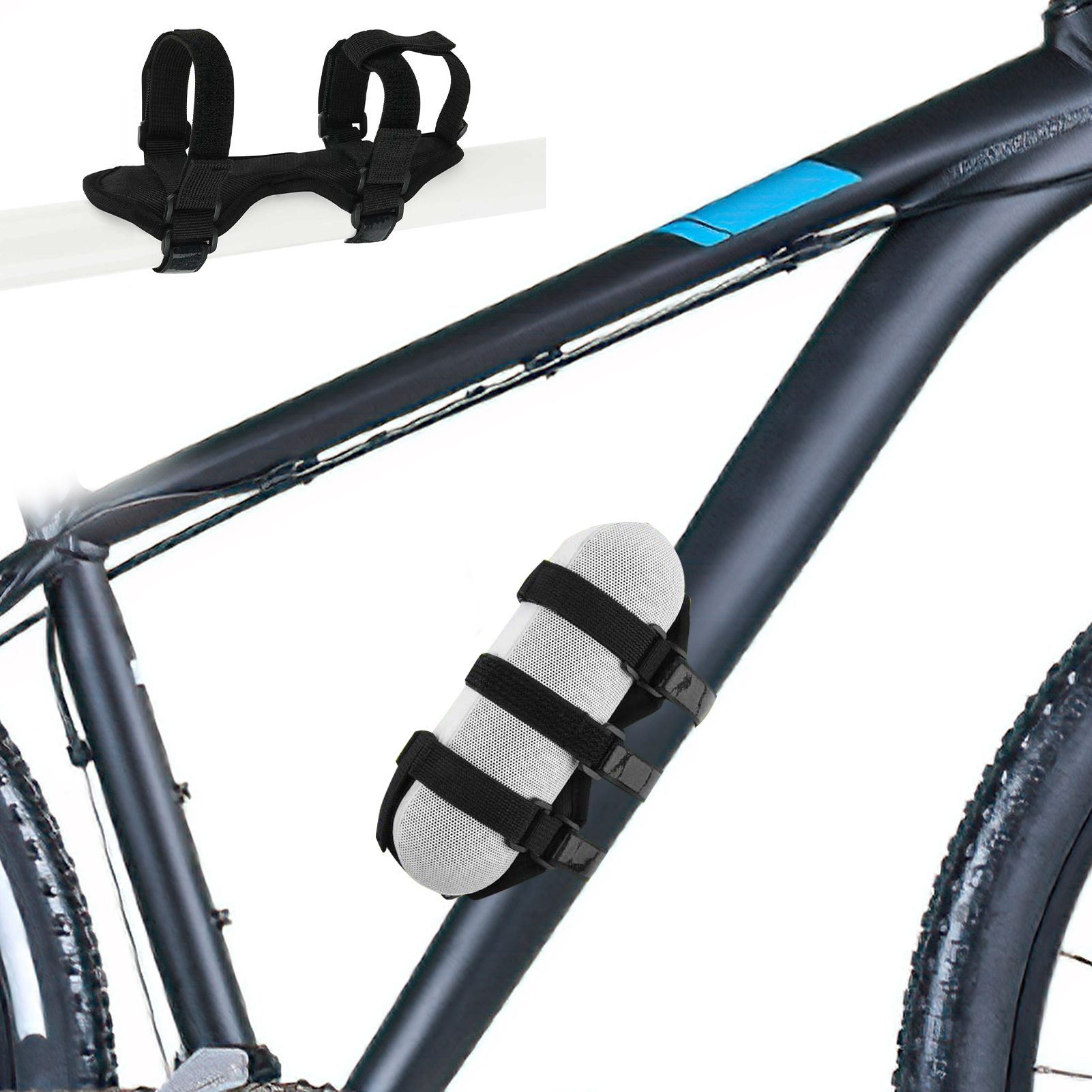Portable Wireless Speaker Mount Universal Bicycle Bar Holder With