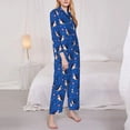 thumbnail image 3 of Naloa Cute Shark Cartoon Pajamas for Women Set, Womens Pajama Sets, Lounge Sets for Women, 2pjs for Women-Large, 3 of 7